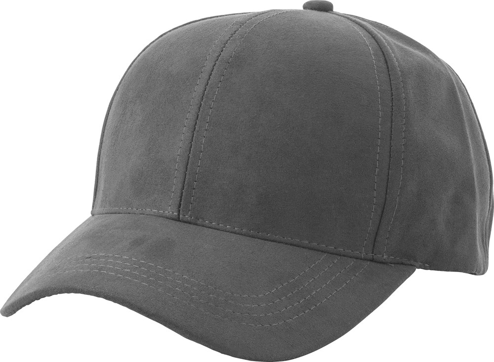 Cap Orion | Wildleder | 6 Segmente - Grau
