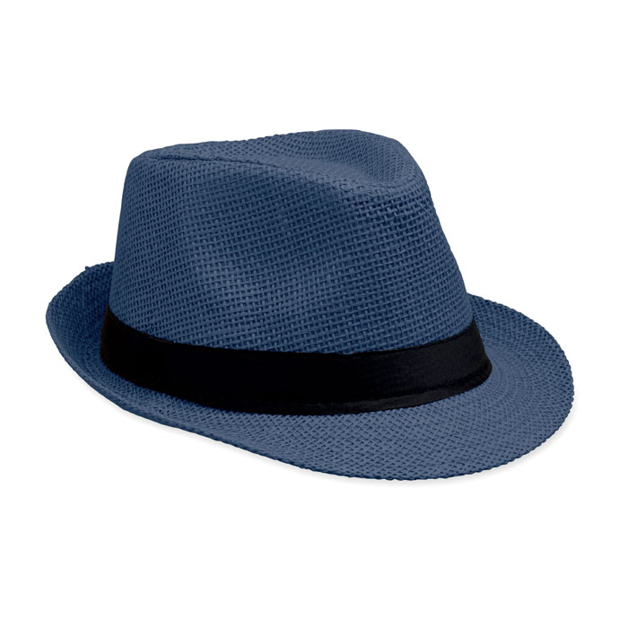 BOOWIE - Papierstroh-Hut - Blau