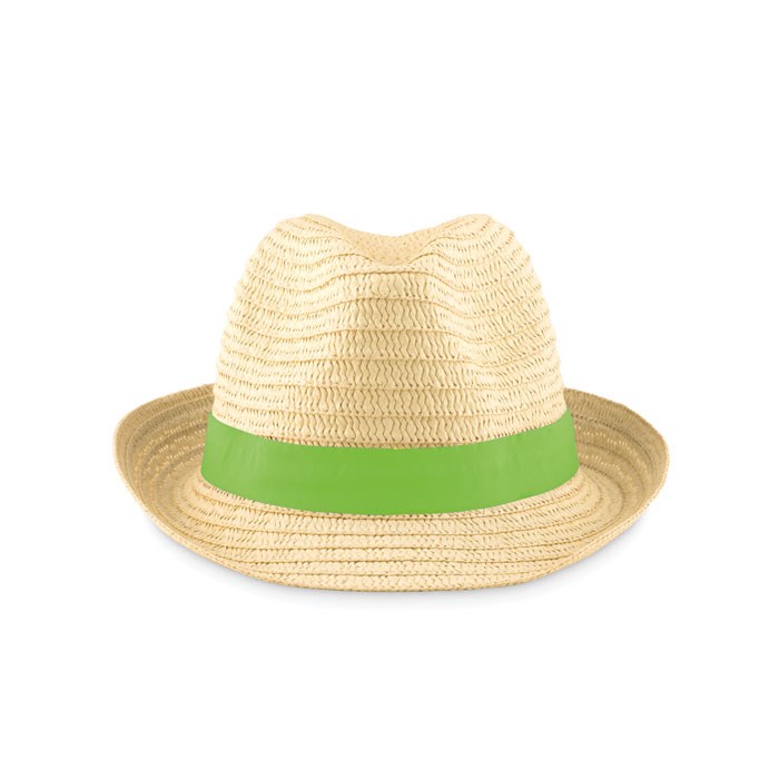 BOOGIE - Papierstroh-Hut - Limette