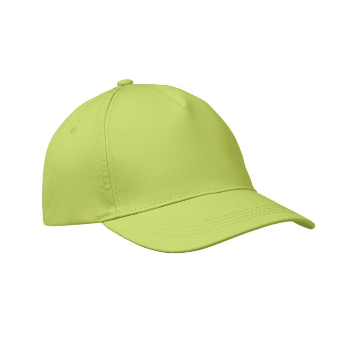 BUZZ - Baseball cap 5 panels 160g/m² - Limette