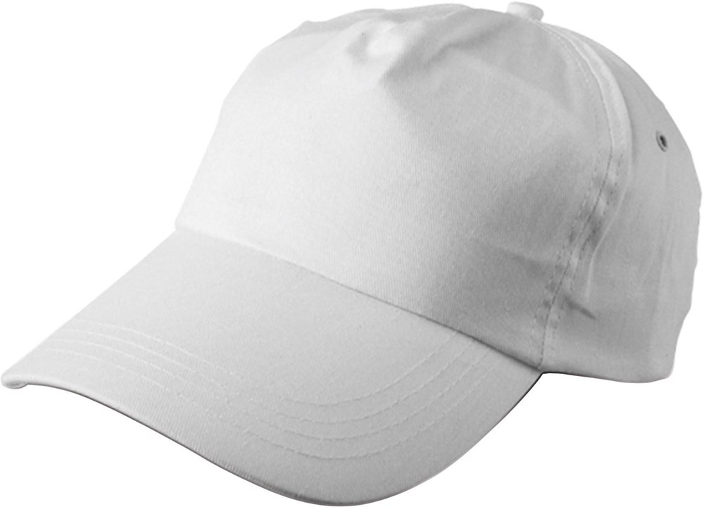 Cap Lisa | Baumwollköper | 5 Panels - Weiß