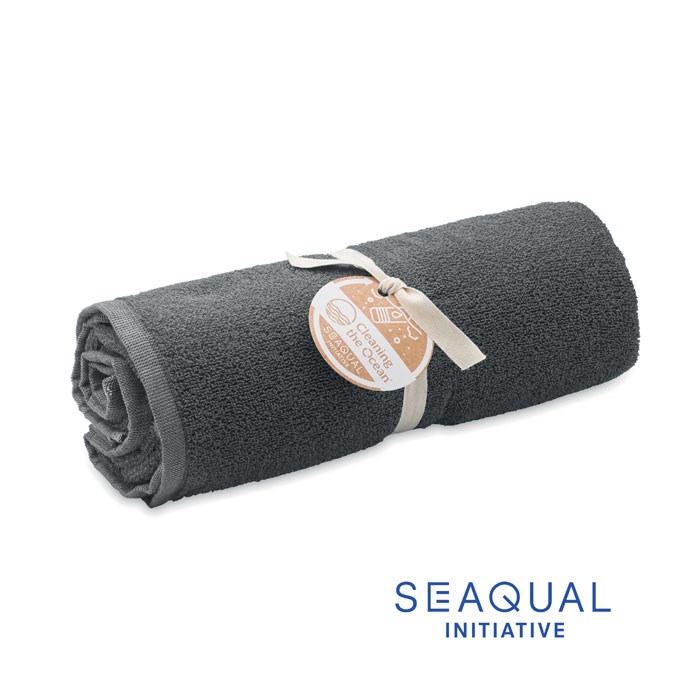 WATER - SEAQUAL® Handtuch 100x170cm - Grau