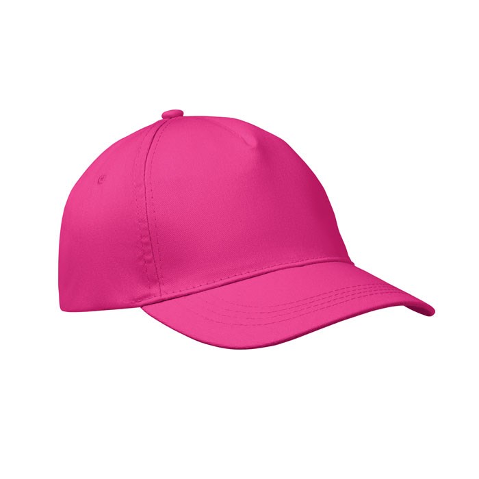 BUZZ - Baseball cap 5 panels 160g/m² - Fuchsie