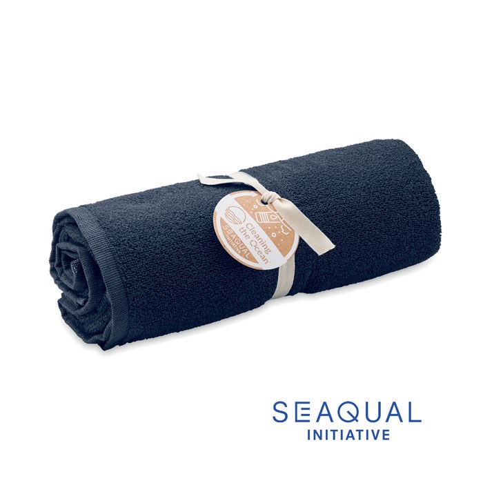 WATER - SEAQUAL® Handtuch 100x170cm - Blau
